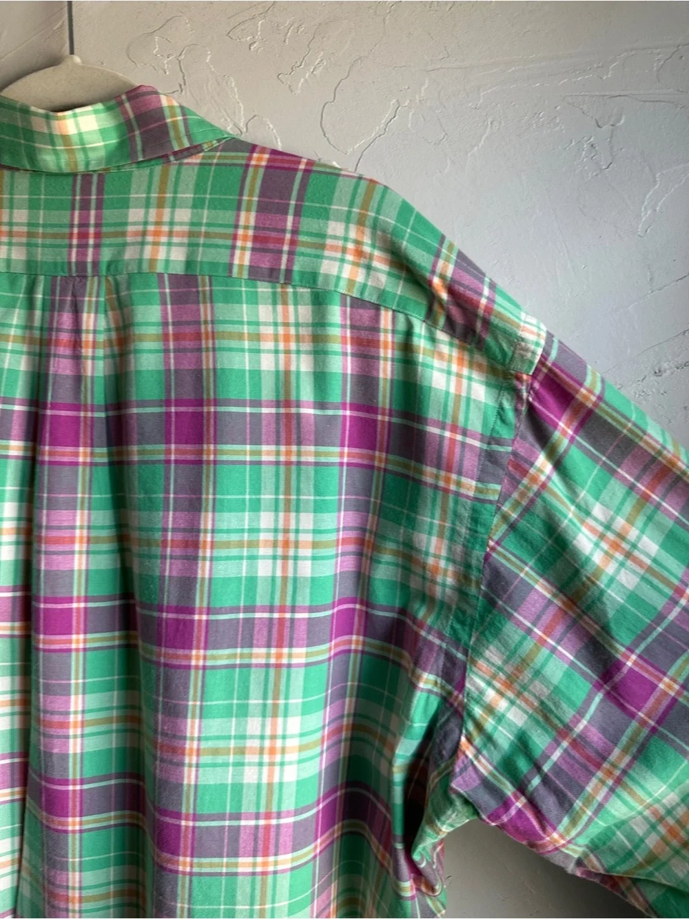 Polo Ralph Lauren Plaid Button Up Shirt Classic Fit Cotton Prep Ivy Mens Large